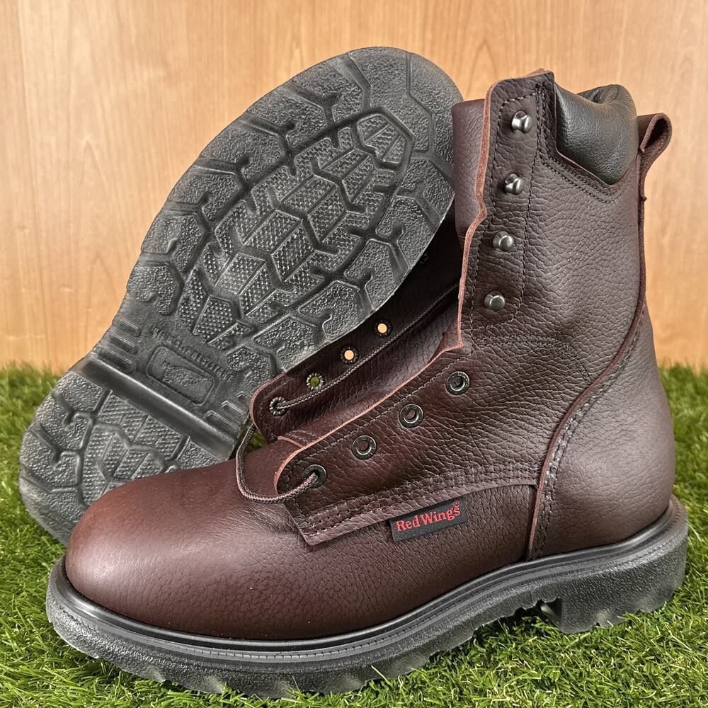 Red Wing Shoes SuperSole 2.0 8-inch Work Boot Brown Medium Boots 608 Mens Sz 8.5